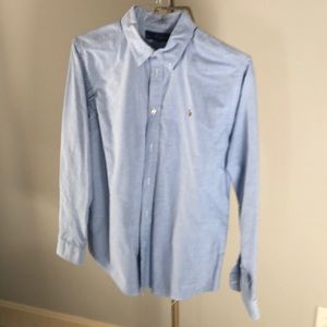 Ralph Lauren Boys Classic Blue Button Down